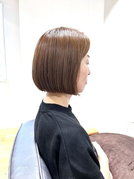 ルーク バイ ヘアーポケット(Luke by hair pocket) 肩上切りっぱなしボブ