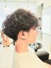【2回目以降】デザインカット＋業界NO1ヘアカラー＋眉カット＋TR￥7500