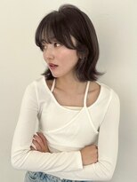 ユーフォリア 新宿通り(Euphoria) くびれボブアッシュグレージュ韓国スタイル