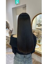 アンド ラ ブランシュ(&.La Blanche)&nbsp;ワンレン/黒髪カタログ/ネビージュ/小顔/髪質改善