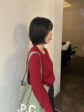 ロカリタ キョウト 千本丸太町店(ROCAReTA kyoto) レイヤーウルフ風ボブ^_^