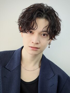 オーシャントーキョー 原宿(OCEAN TOKYO) 波巻きパーマメンズツイストスパイラルパーマセンターパート