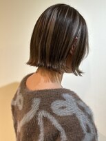 エクファ ヘア シェリル 草津 南草津店(ex-fa hair cherir) 黒髪ボブルフネビージュ小顔ワンレンスペインカール