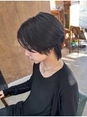 【山本智文】フェザーパーマメンズウルフ