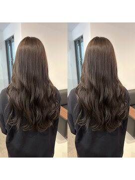 シー.(SHE.) 【SHE.】透け感/オリーブ/ベージュ/ブリーチなしカラー