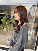 20代30代大人可愛いブラウンカラー