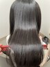 【天使の艶】縮毛矯正＋トリートメント　￥22000