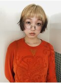 【心斎橋hen】ボブレイヤー　デザインカラー　ブリーチ