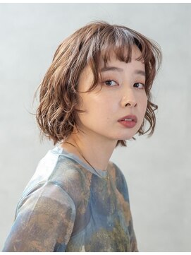 サロンズヘアー 松山鴨川店(SALONS hair) 360度可愛いショートボブ×ゆるふわパーマ