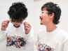 メンズカット＋デザインパーマ ￥12890