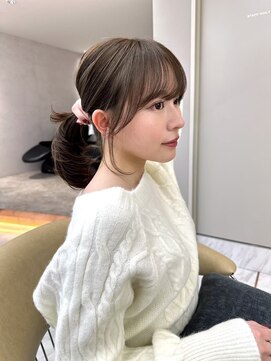 ロンドアヴァントゥス 池袋(Lond aventus) 韓国レイヤー/韓国風/ボブ/髪質改善/黒髪/ブリーチなし〔池袋〕