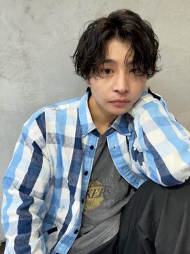 キャンバス バイ ネオリーブ 横浜西口(Canvas by neo.) 横浜★縦落ちツイストスパイラルパーマメンズパーマ