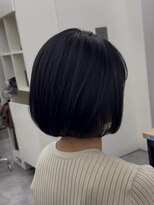 ケア 神戸(CARE) 暗髪×ぱつっとボブ