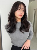 《SOYON》顔まわり レイヤー 暗髪