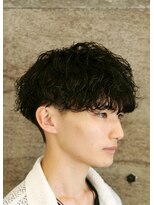 エッジ(EDGE)&nbsp;大分メンズ刈り上げショートマッシュ無造作シャドウパーマ