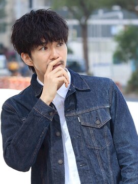 men's salon es. 新宿 メンズカット/メンズパーマ/メンズヘア【メンズサロン エス】 ニュアンスパーマ/波巻きツイストスパイラル[新宿/メンズ/men's]