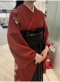 卒業式ヘアセット×袴