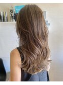 バレイヤージュ×ロングレイヤー