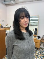 エルム 府中(yelm) 顔まわりレイヤーカット【タダハナカ】