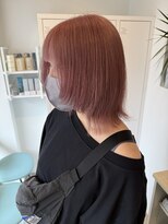 コレット 宇都宮(collet Gigi)&nbsp;ピンクベージュ ブリーチカラー ハイトーンカラー 髪質改善