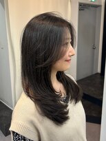 ファーストステップ 表参道(FIRST STEP)&nbsp;20代30代ミニボブ切りっぱなしボブ前髪あり小顔外はねボブ韓国風