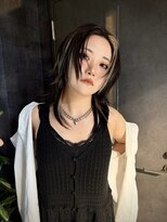 イリス 心斎橋(.elice)&nbsp;ショートウルフハイライトマッシュウルフシースルーマッシュ