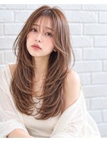 ピースオブヘアー(PEACE of hair)&nbsp;顔まわりレイヤー×艶感ロング