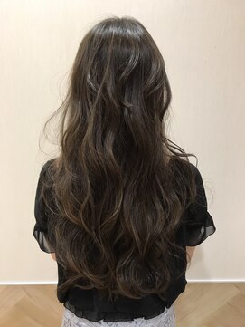 ブロッサム 東中野店 外国人風/バレイヤージュ/ハイライトカラー/アッシュグレージュ