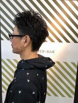 バーバーバー 八広(BARBER-BAR)&nbsp;パーマ風ツーブロショート【バーバーバー 八広】