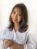 オーロ 緑地公園店(ORO)&nbsp;愛されシースルーバング×外ハネくびれミディ♪