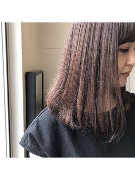 ユノ(juno) ブリーチなしピンクベージュ