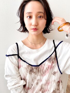 ケーツー あべのキューズモ－ル店(K-two) [K-two]黒髪 似合わせカット 外ハネボブ[天王寺/阿倍野]