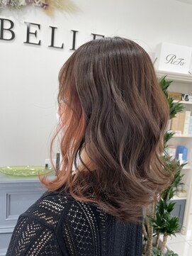 ベルバイグレイス(BELLE by grace) イヤリングカラーオレンジ