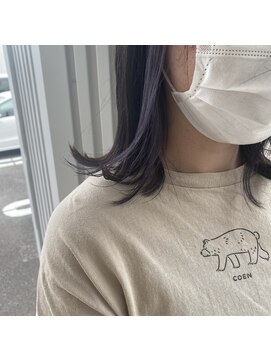 フォルテ 中田店 イヤリングカラー パープル