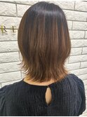 20代30代40代スタイリング楽♪ヘルシー外ハネ小顔ネオウルフ