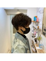 レンク(LENC)&nbsp;Coast.ベリーショート×パーマ×ジェンダーレス