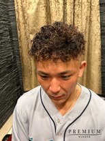 プレミアムバーバー 目黒店(PREMIUM BARBER produce by HIRO GINZA) スキンフェード×無造作パーマ