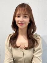 ルームバイシー 新宿(Loom. by Sea)&nbsp;大人ガーリー×ダークアッシュ[似合わせカット/ミディアム]