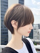 アマトウキョウ 表参道(AMA TOKYO) 似合わせカット　横顔美人　くせ毛ショート　大場猛