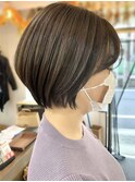 丸みある軽やか大人ショート
