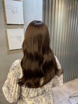 大人かわいい20代30代40代小顔ショコラベージュ１Zina千葉