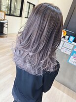 チェレ オレ 新金岡店(Chere ore)&nbsp;くすみブルー×バレイヤージュ×セクシーミディ