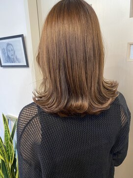 オンフリーク(ON FLEEK) #ミディアムボブ#外ハネ#下関#オンフリーク