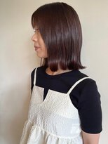 トップヘアーラウンジ 知立(TOP HAIR Lounge) ぷつっとした切りっぱなしボブ