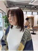 【ADORE横浜】顔まわりレイヤーカット×ミディアムレイヤー