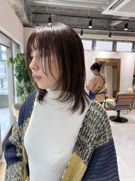 アドア 横浜(ADORE) 【ADORE横浜】顔まわりレイヤーカット×ミディアムレイヤー