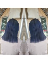 ミラシィ 稲毛(Mirashy)&nbsp;寒色スタイル♪ブルーカラーヘアスタイル♪
