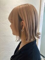 アロマ ヘアー ルーム 新宿店(AROMA hair room)&nbsp;インナーグレージュチラ見えカラーオータムブラウン/新宿西口
