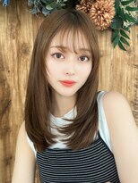 ラフィスヘアー クレイ 南草津店(La fith hair clay) 【La fith】内巻きストレート×シースルーバング