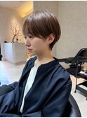 マッシュショート/くびれ/ベージュ【岡村大介】